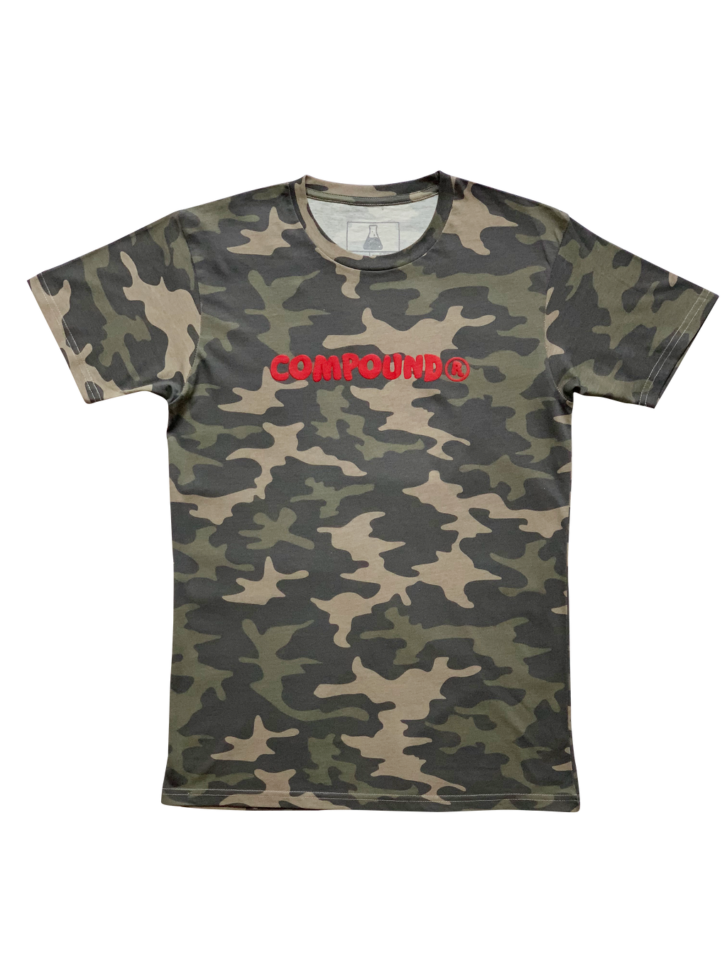 Compound Marshmallow Crew Neck T-Shirt (Camo)